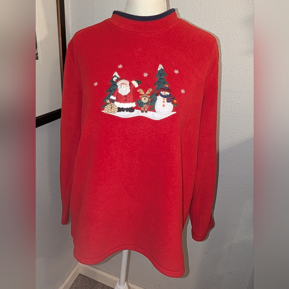 Festive Red Holiday Sweater C&B MEDIUM t